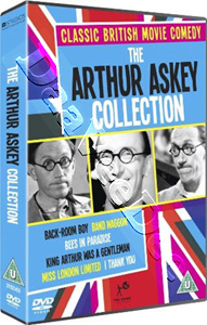 The Arthur Askey Collection | Back-Room Boy / Band Waggon / Bees in Paradise / King Arthur Was a Gentleman / Miss London Ltd. / I Thank You  |   DVD